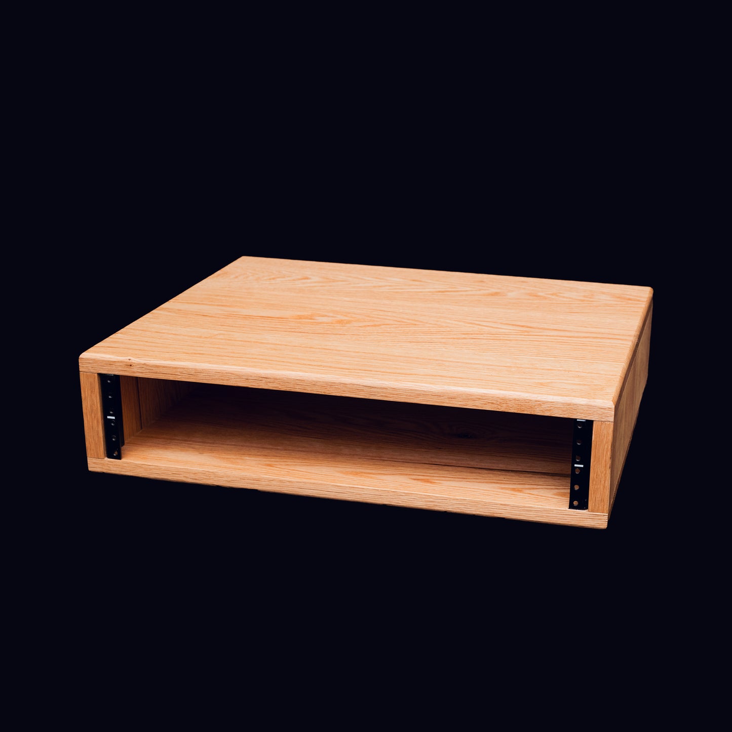 Black Walnut Audio Rack