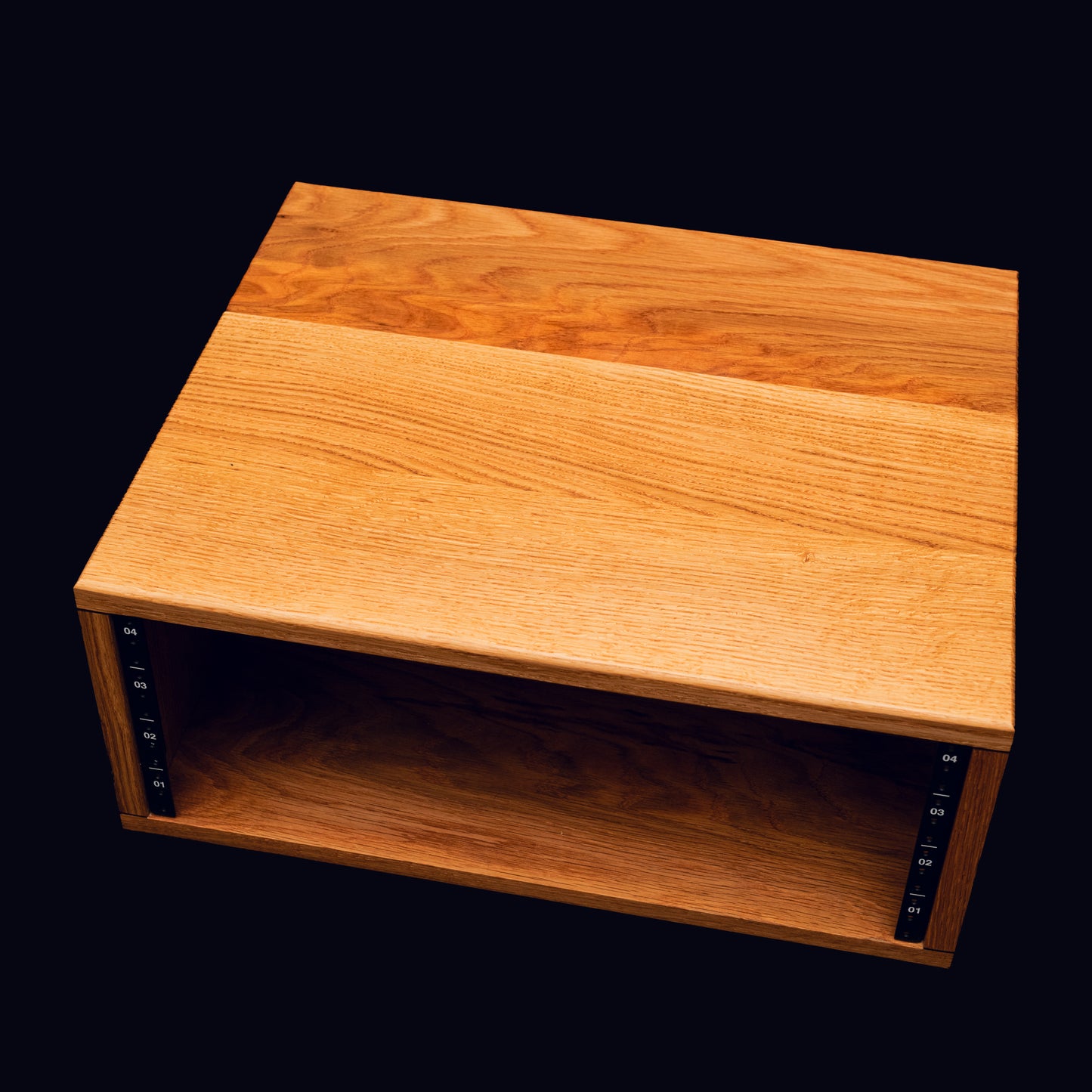 White Oak Audio Rack